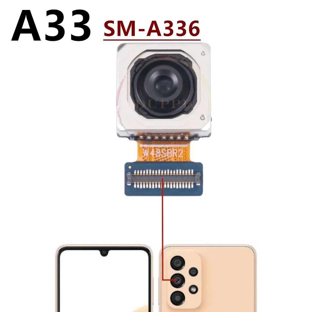 Back Main Rear Camera Front Camera Module Flex Cable For Samsung Galaxy A33 A336 A53 A536 A73 5G A736 Replace Part