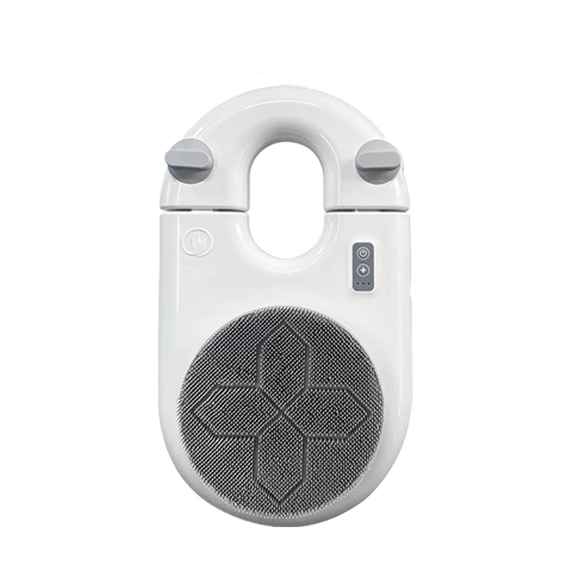 Spazzola da bagno elettrica montata a parete per vasca da bagno, spazzola per doccia domestica, spazzola da bagno pigra