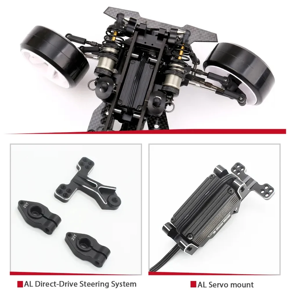 USUKANI 1/10 RC Drift Car Kit NGE 2.0 SE Professionale Da Corsa Telaio Vuoto Set Senza Pneumatici per Adulti bambini Dly Build