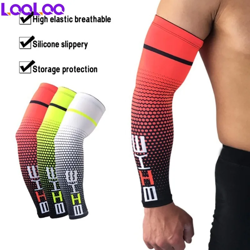 

1Pair Outdoor Arm Sleeves with UV Cooling Sun Protection for Men Women Basketball Football Driving Fishing Cycling Running