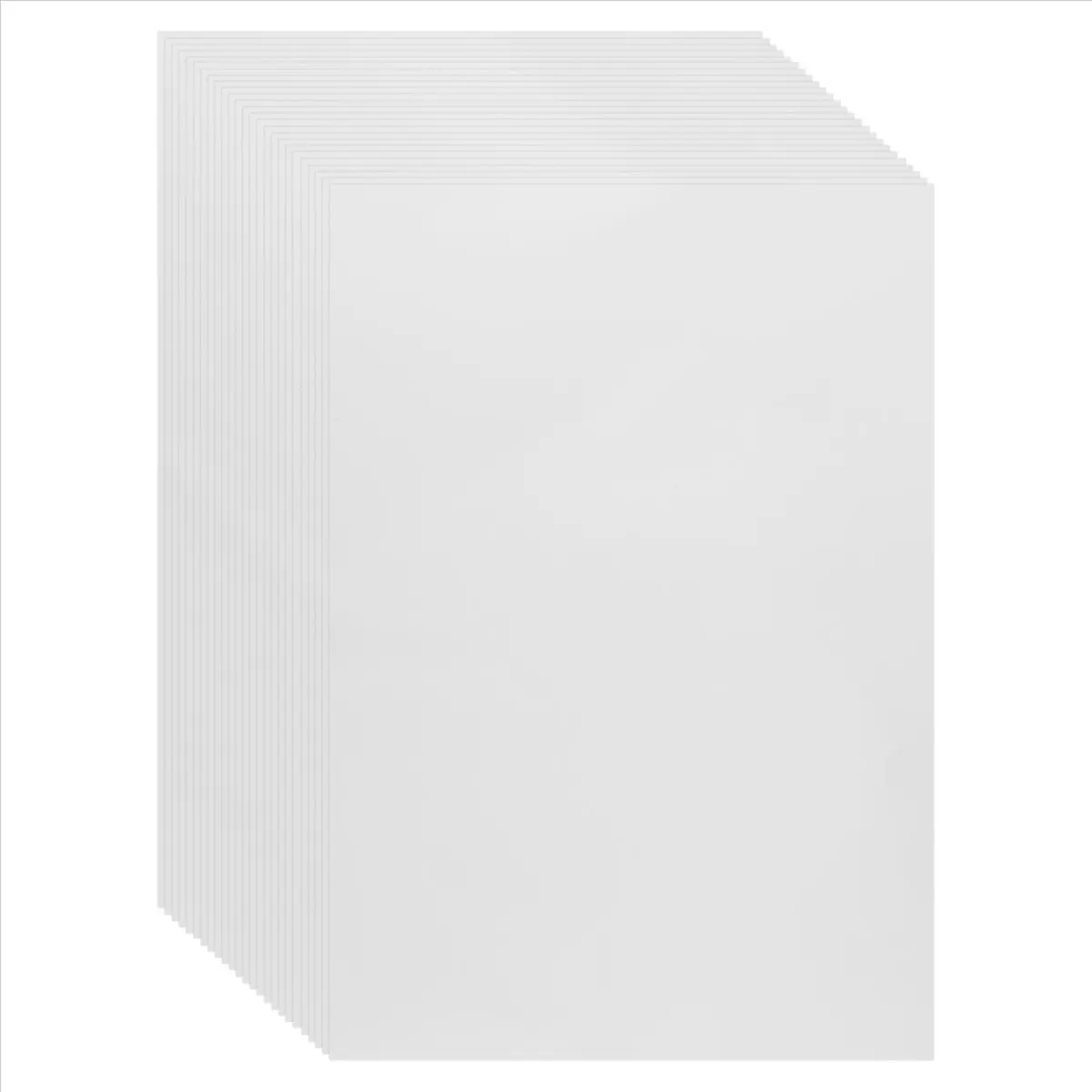 ABNQ 25 Sheets Printable Vinyl Sticker Paper Self-Adhesive Waterproof Matte White Printing Paper Sheet, for Inkjet Printer