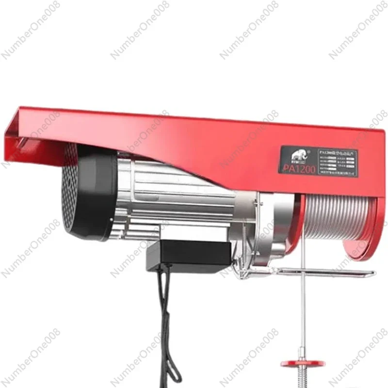 

Электрическая таль 300 кг, 220 В, кран, бытовой небольшой подъемный подъемник, портативный подъемник с дистанционным управлением, кран с проводом