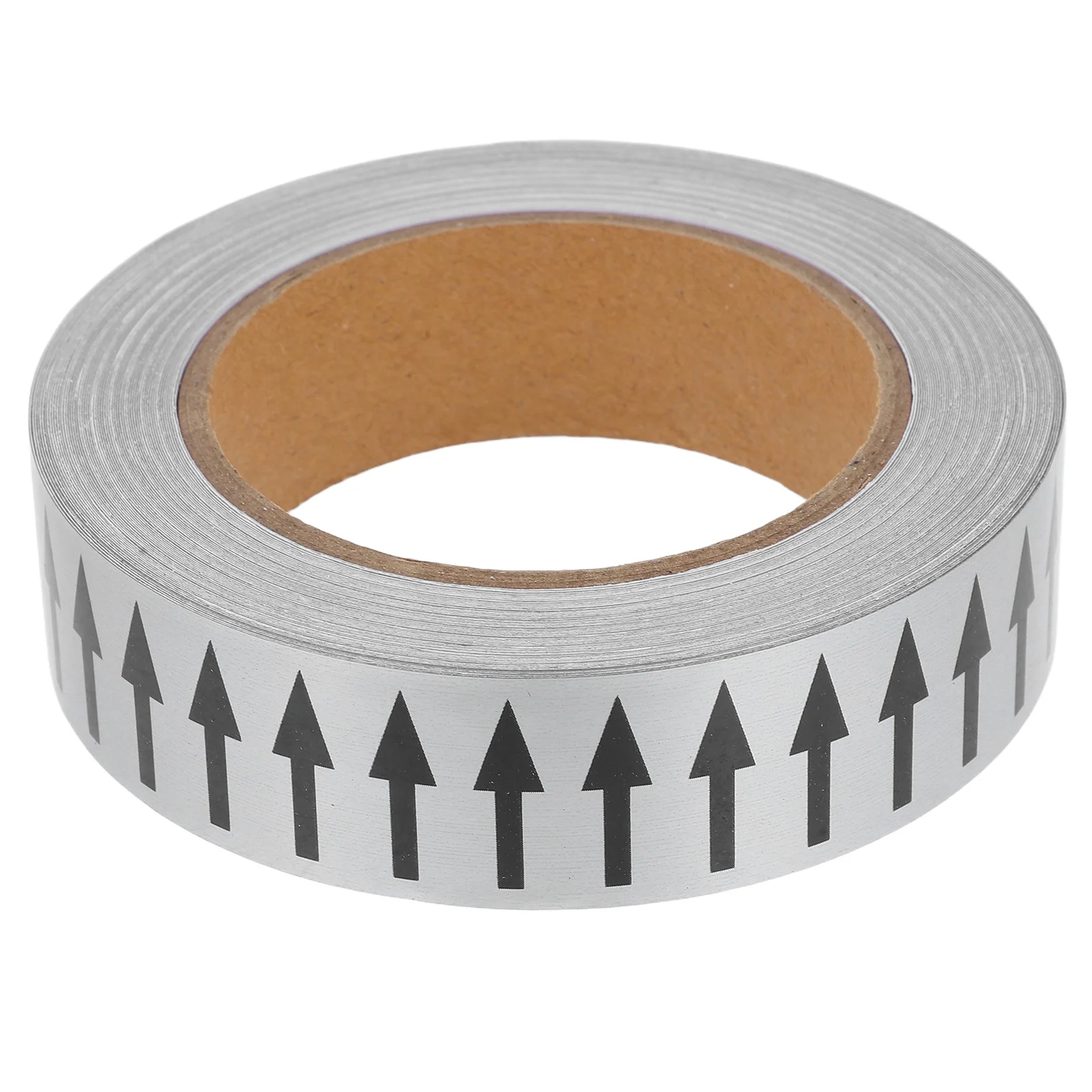 Pipe Marking Sticker Waterproof Heat Resistant Flow Direction Arrow Label For Industrial Safety Black Gray Pipe Labeling