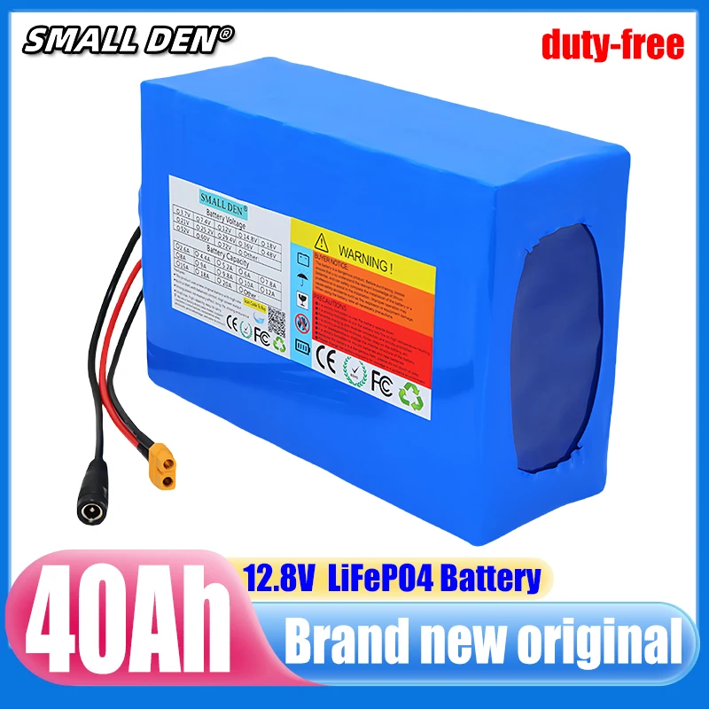 32700 12,8 V 40Ah Lifepo4 Batterie Pack 4 s6p Hohe kapazität Gebaut-in 40A Maximale 100A Ausgewogene BMS Elektrische Boote 12V Ne