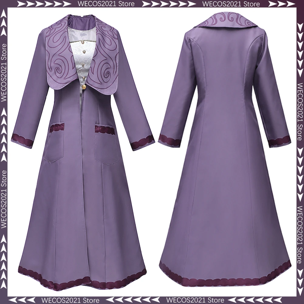 

Маскировка Wiked 2 Ведьма Эльфаба Косплей Фиолетовое Платье Платье 2025 Костюм Фильма Хэллоуин Женщины Ролевые Игры Необычные Нарядные Наряды