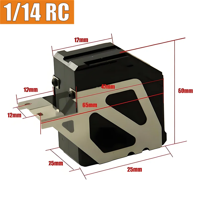 

Metal Simulation Water Tank Decorate 1/14 RC Truck for SCANIA Tamiya 770S R620 for VOLVO ACTROS AROCS Model Car DIY Parts
