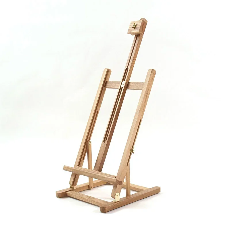 

Upgrade Heavy-Duty H-Frame Tabletop Wooden Easel, Adjustable PineWood Artist Desktop Easel For Painting Canvas, Adults, Beginner
