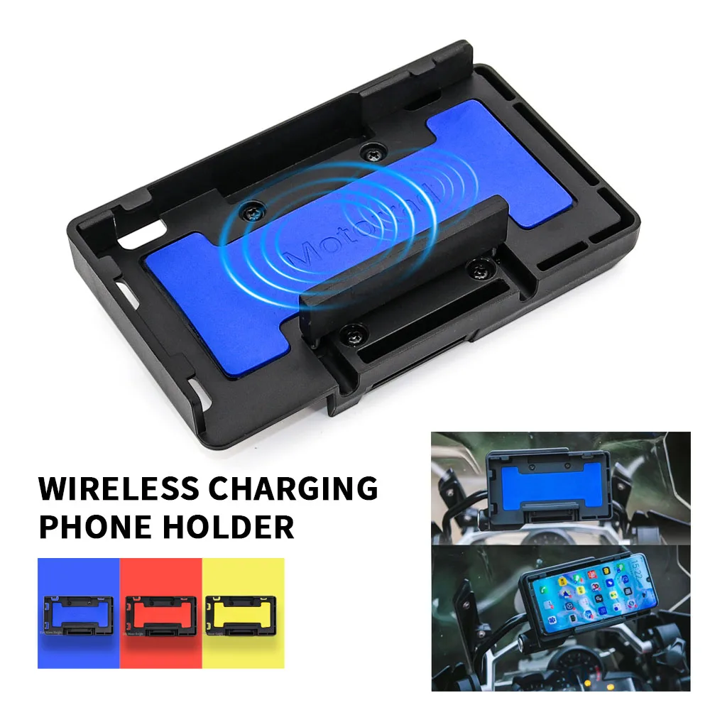 Mobile Phone Navigation Bracket Motorcycle Wireless Charging Charger For BMW R1300GS R1200GS R1250GS ADV LC F750GS F850GS S1000X