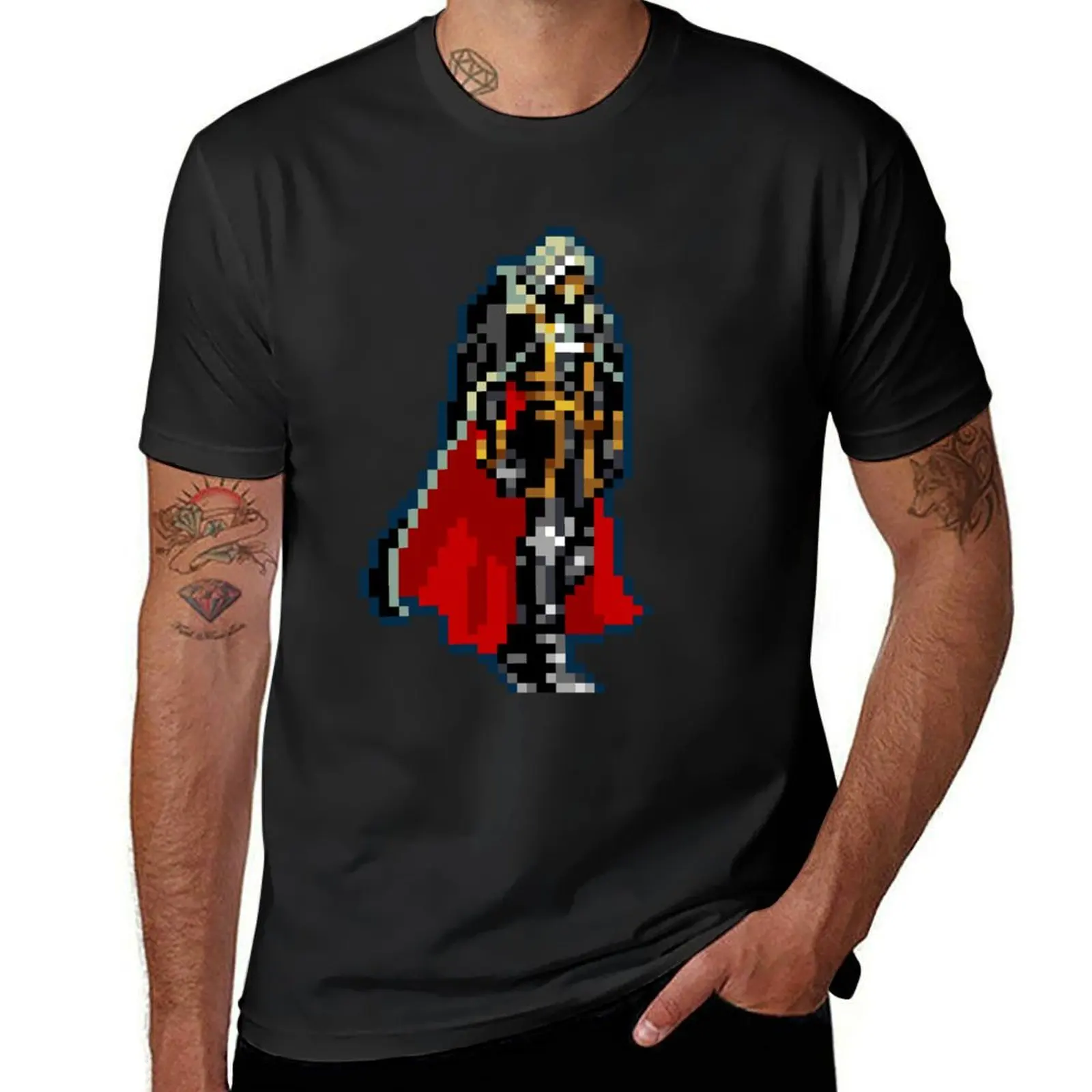 

Alucard Black & Red Cape Classic 32-bit Retro T-Shirt fashion shirts summer clothes for a boy tshirts for men