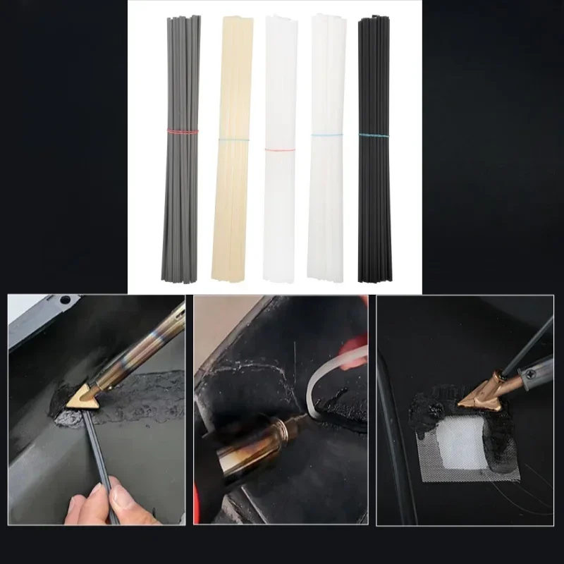 20pcs/lot  20cm Plastic Welding Rods ABS/PP/PVC/PE Welding Sticks Welding Rod For Plastic Welder Gun Bumper Repair Supplies