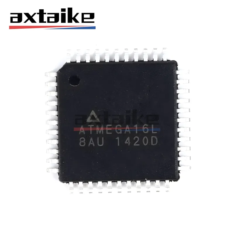 

5PCS ATMEGA16L-8AU TQFP-44 ATMEGA16L-8AUR ATMEGA16L SMD 8-bit Microcontroller with 16K Bytes In-System Programmable Flash IC