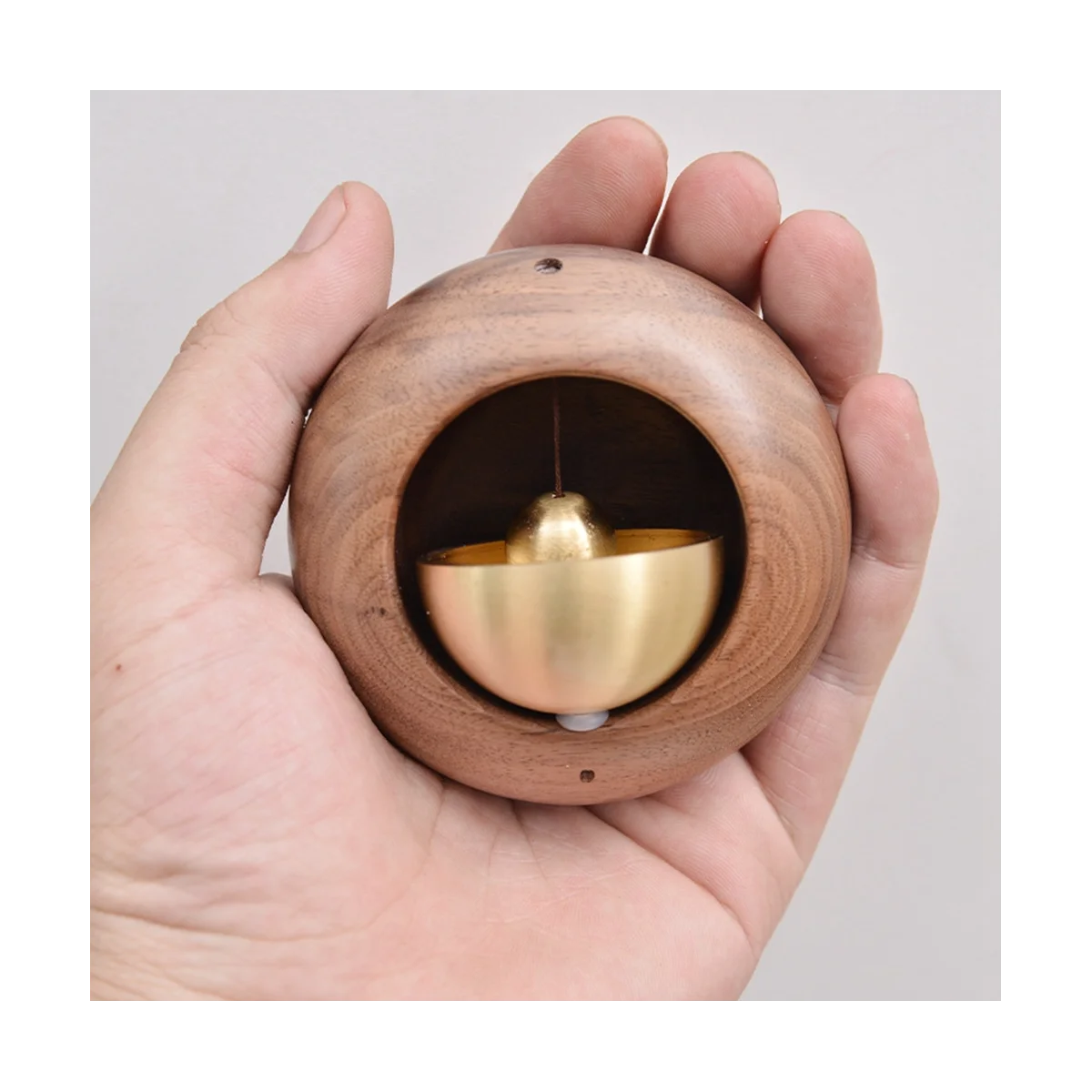 Japanese Style Dopamine Small Round Egg Suction Door Type Entry Doorbell Magnet Hanging Wind Chime Beech
