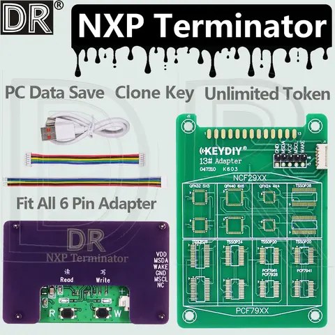 DR NCF29XX NXP Terminator Chip Outil de programmation pour la sauvegarde des données des clés de voiture pour Land Rover, BMW, Jeep, Renault, Fiat, Hyundai, Kia, Nissan.
