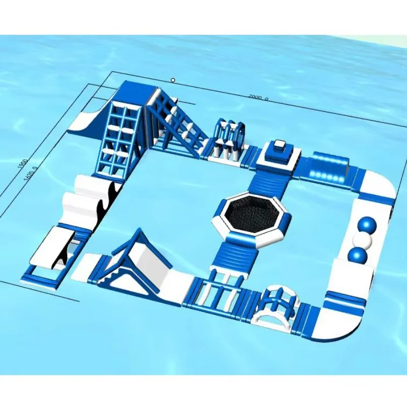 Giant Inflatable Water Obstacle Course Cheap Aqua Park Water Inflatable Park for Sale