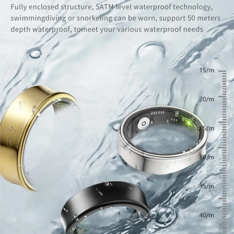 Heart Rate Blood Oxygen Sleep Pressure Movement Monitoring Brushing Tiktok Short Video Suitable For Samsung Smart Ring New 2026
