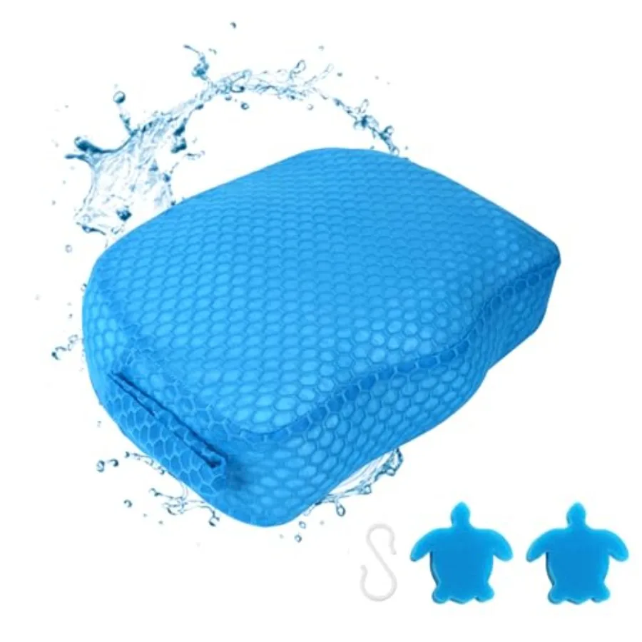 

Hot Tub Booster Seat Weighted SPA Booster Seat Cushion for Adults 3D Air Mesh Inflatable Hot Tub Seat Accssories with Non-Slip