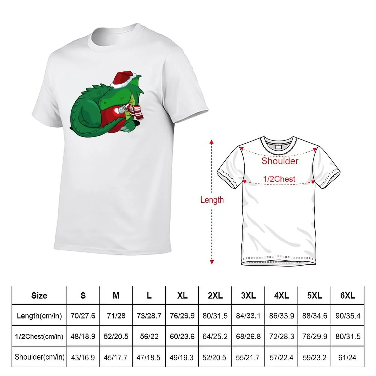 Holiday Green Dragon T-Shirt new edition street wear blacks fruit of the loom mens t shirts