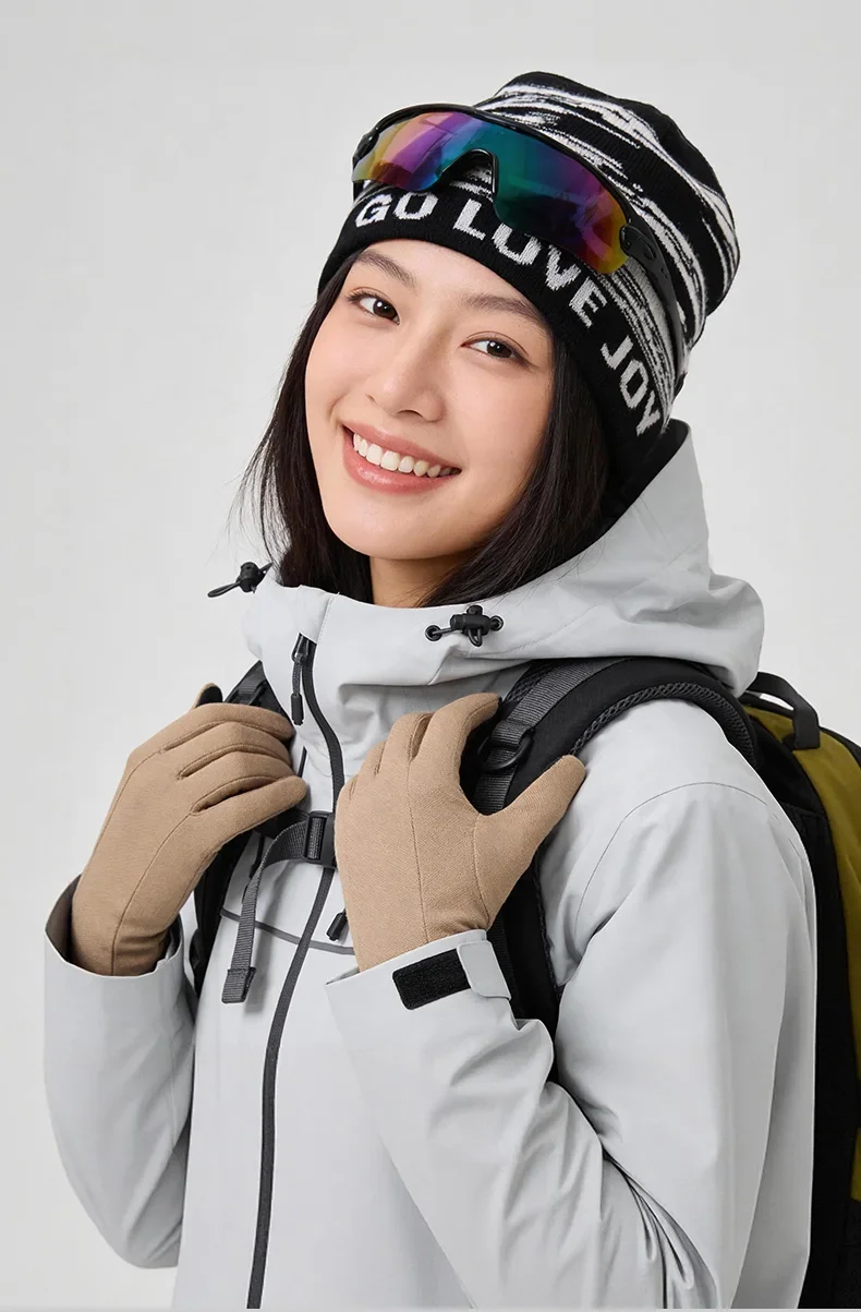 Merino Wool Touchscreen Gloves Men Women Cycling Thin Outdoor Riding Windproof Mountain Climbing Lightweight Comfor
