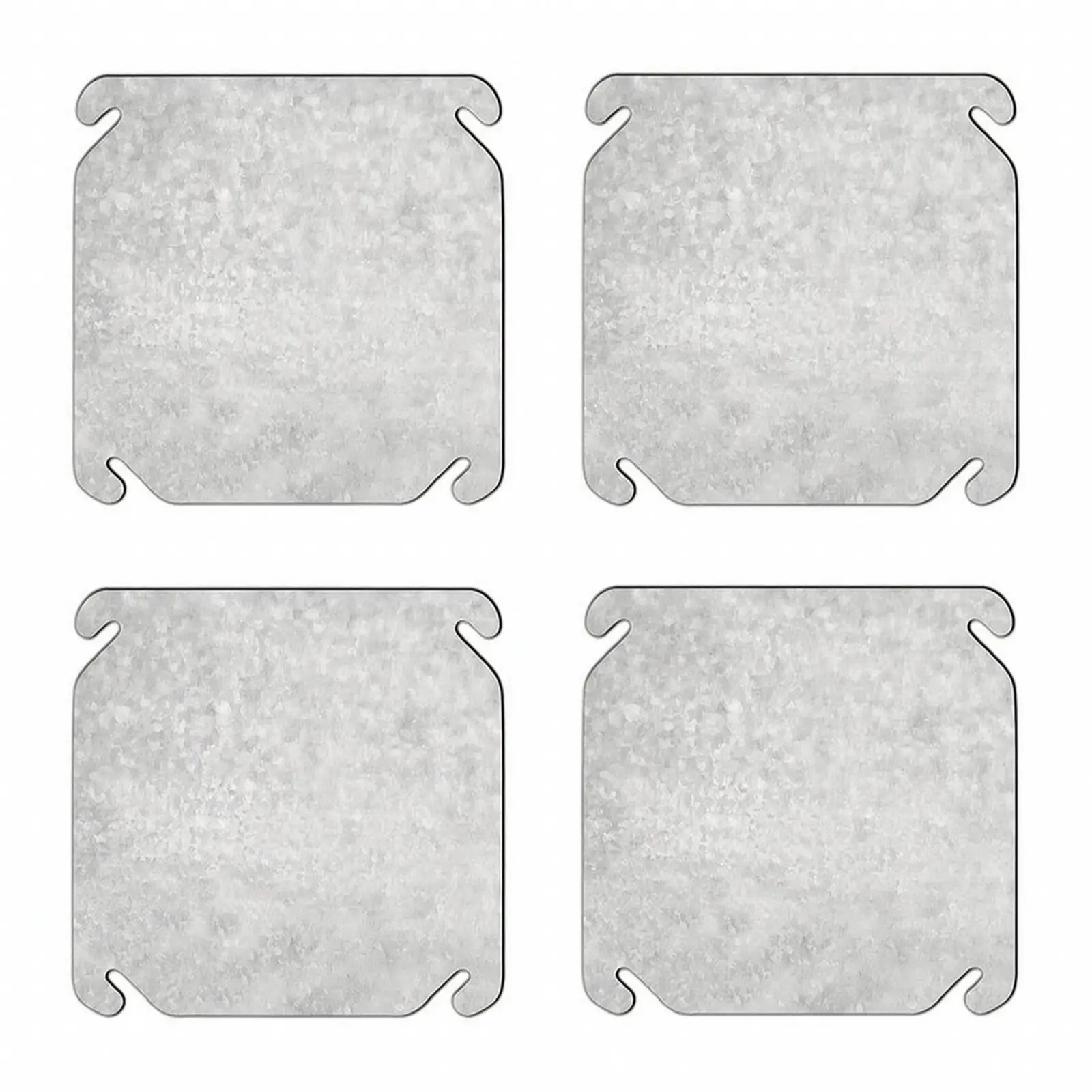 Sturdy Galvanized Angled Mount Cover Plate for Electrical Box Wall Mounted Metal Junction Box Use