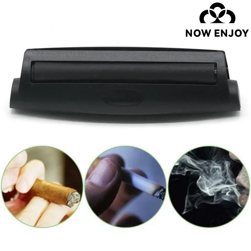 NOW ENJOY 2026 1PC 110mm Cigarette Rolling Machine Cone Cigarette Rolling Machine Manual Tool  Plastic Cigarette Filler
