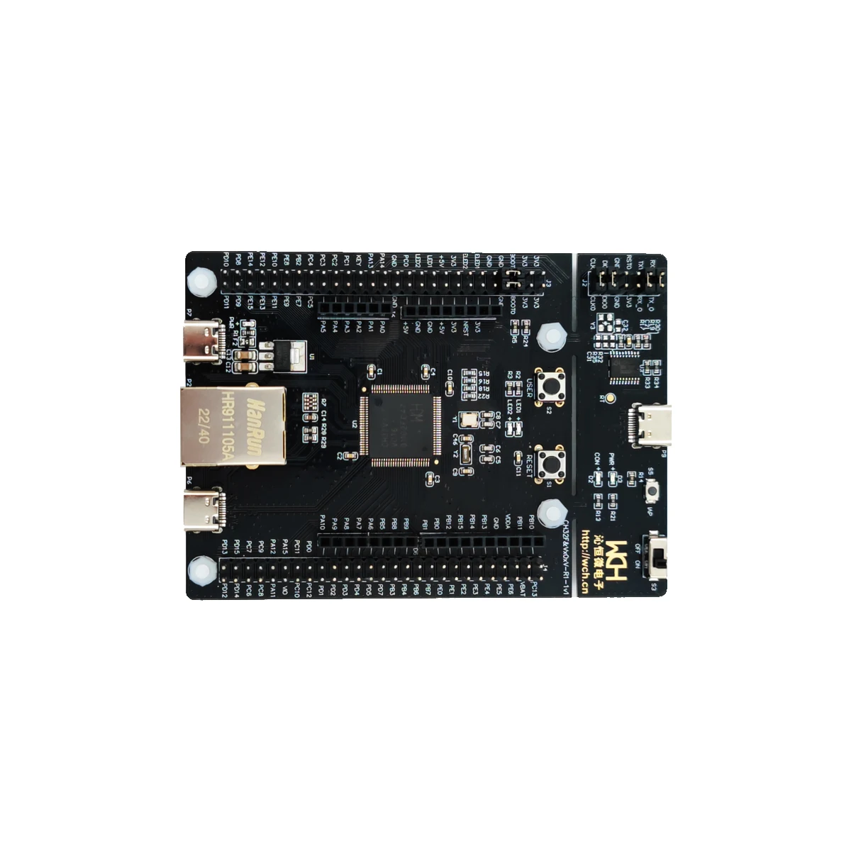 CH32V307V-EVT-R1 CH32V307 Evaluation Board RISC-V MCU Onboard Wch-link WCH RISC-V development board 8 UART ports