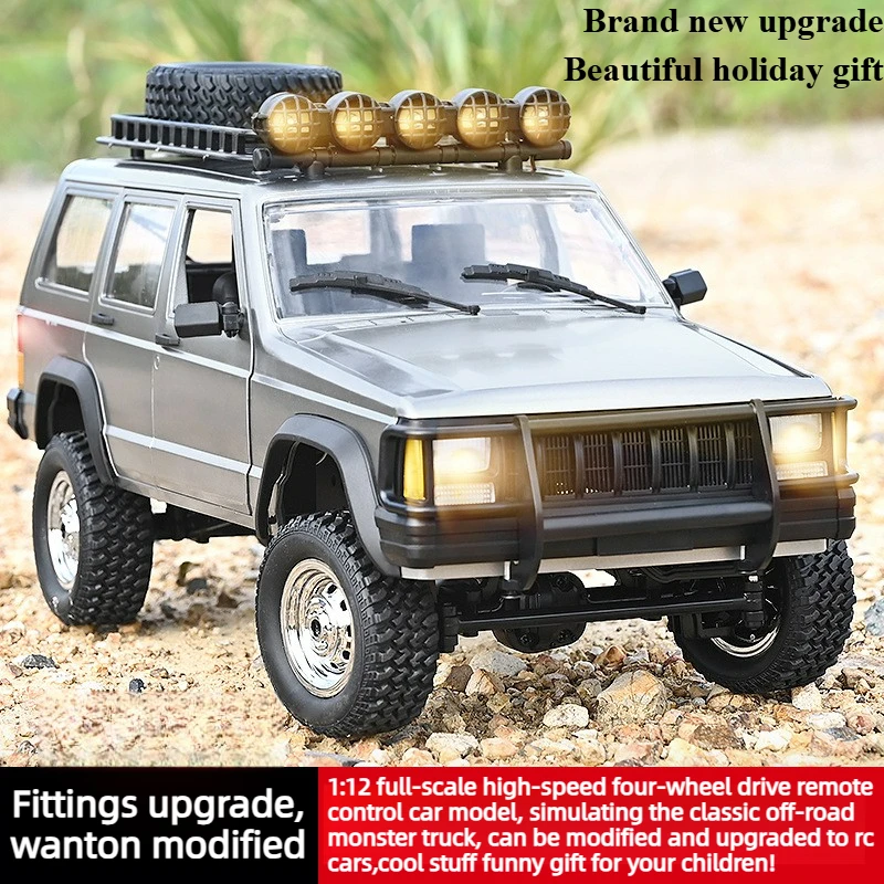 Cool Stuff Funny Gift-Upgrade 1:12 Full-scale 4WD Rc Truck,Remote Control Car,Kawaii Off-road Rc Car,Monster Truck,Toys for Kids