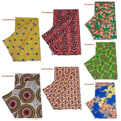 Veritablewax 2024 African Wax Prints Fabric New Ankara Bazin High Quality 6 Yards African Fabric for Party Dress N-25