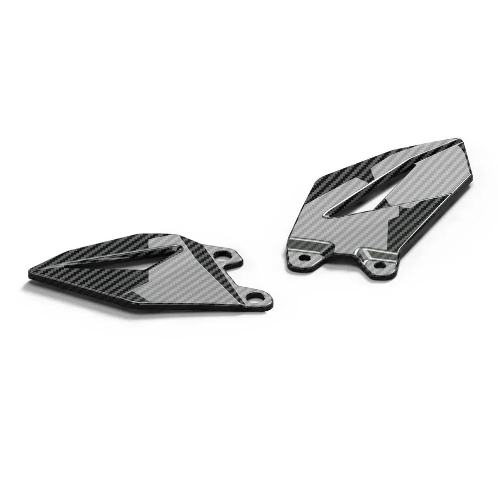 For Kawasaki ZX-10R ZX-10RR ZX10R 2011-2024 Motorcycle Foot Pedal Heel Guard Plates Decoration Carbon-look