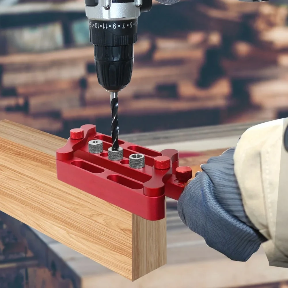 Metric Self-centering Locating Pin 6/8/10mm Wood Drilling Pin Solid Panel Boring Alignment Auxiliary Position Tool