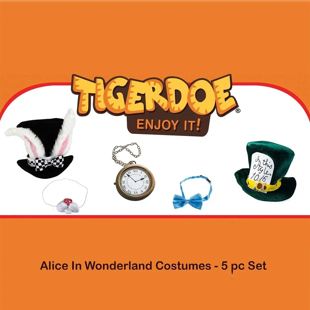 هالوين عيد الفصح الأبيض أرنب أفضل قبعة أليس تأثيري الأرنب الرامي الرجال النساء الساحر زي ملحق دعوى خرافة حفلة الشاي #6