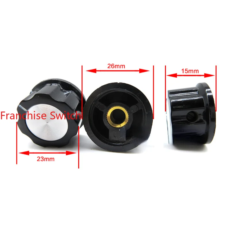 5PCS MF03 A03 Bakelite Knob Digital Dial For Potentiometer Band Switch Encoder