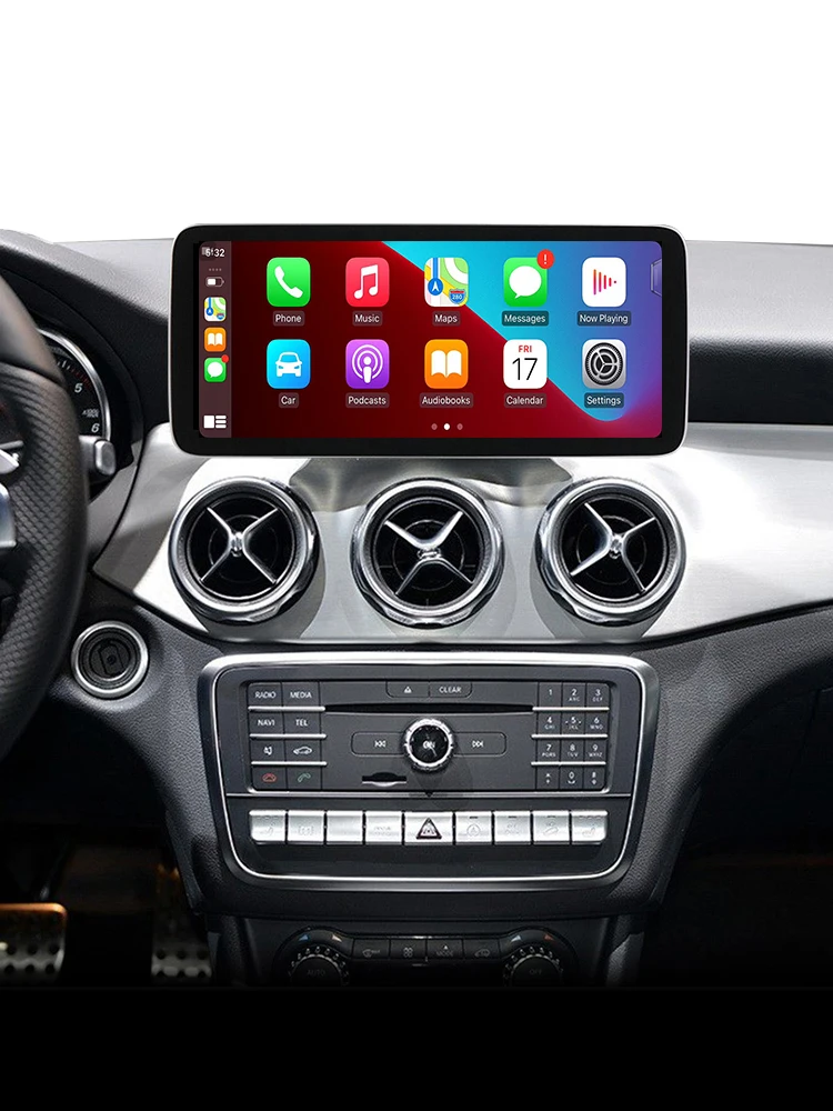 Snapdragon 8-CORE Wireless Carplay Android 13 Auto Für Mercedes Benz A-Klasse W176 GLA/CLA/G Klasse X156 C117 W463 Auto Radio 2DIN