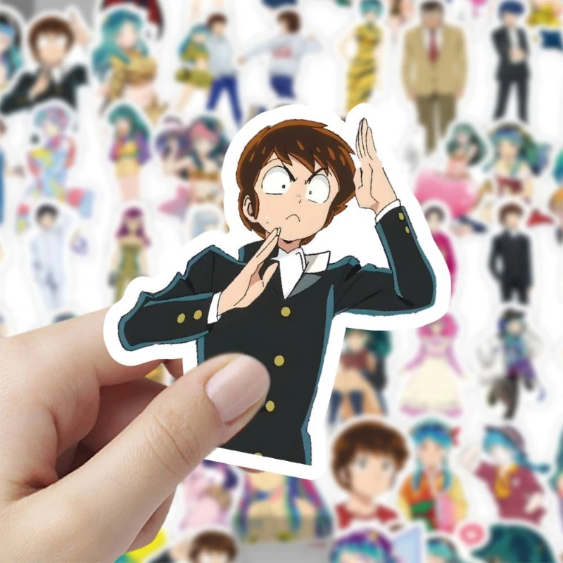 60/30/10PCS Lum Invader Ataru Moroboshi Popular Anime Stickers Notebook Suitcase Guitar Water Cup Decoration Waterproof Stickers