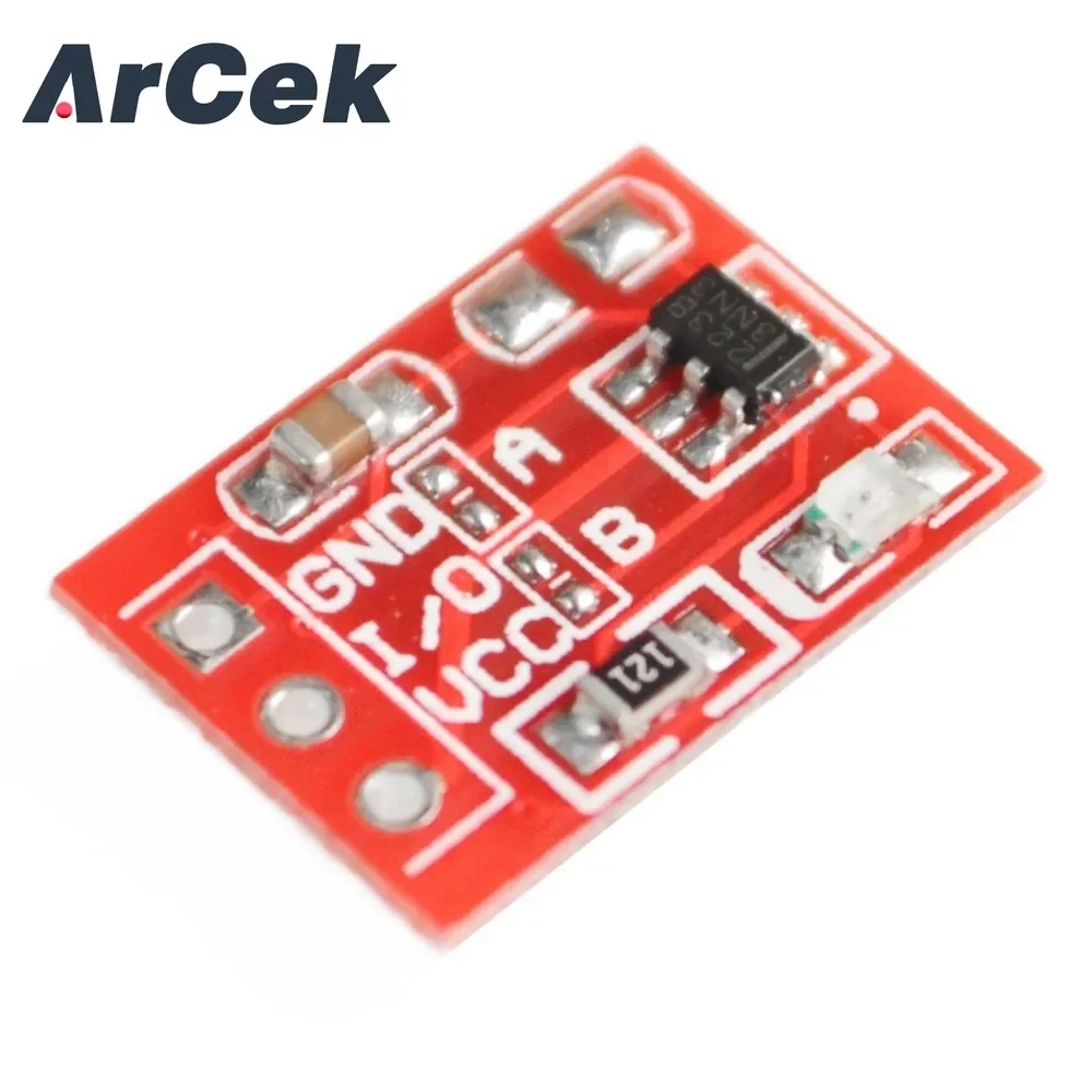 10PCS/LOT NEW TTP223 Touch Button Module Capacitor Type Single Channel Self Locking Touch Switch Sensor