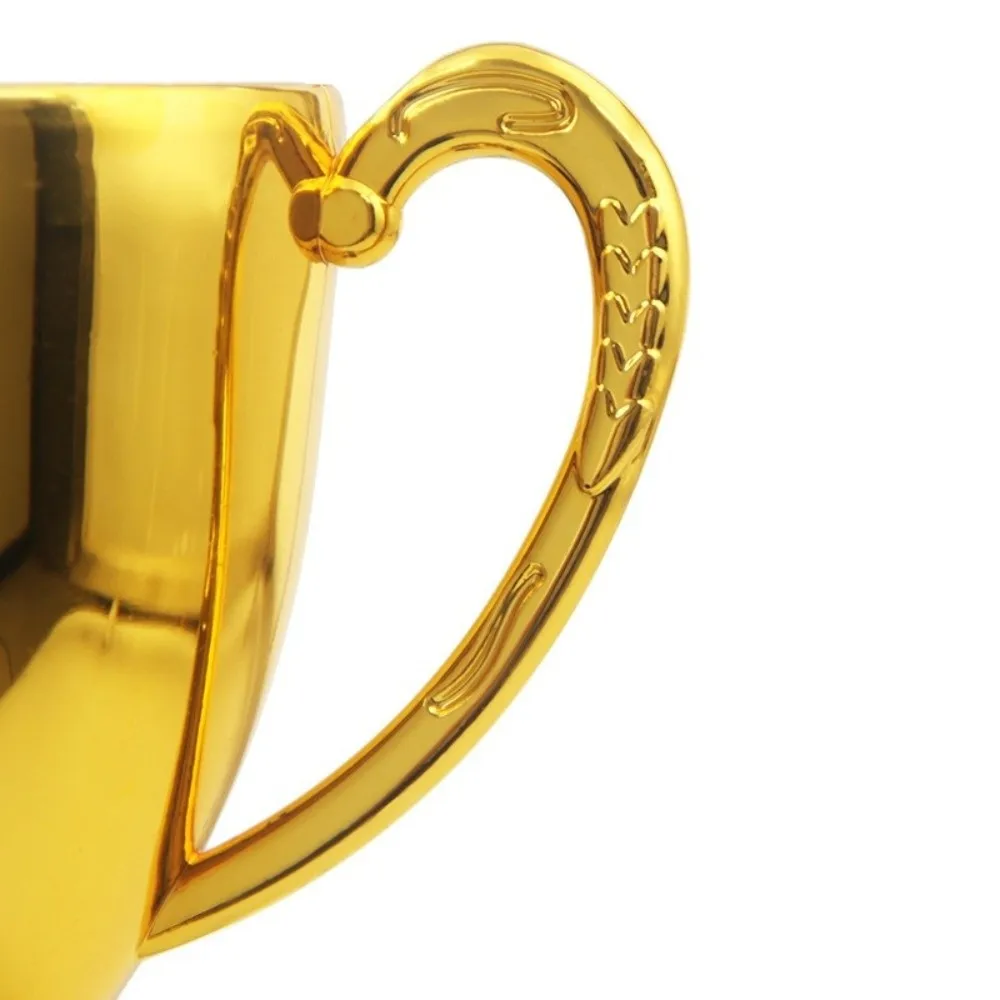New Gold Gold Trophy Awards Rose Magnolia Award Cup Plastic School Rewarding Supply Winner Award Trophy Sports Winner