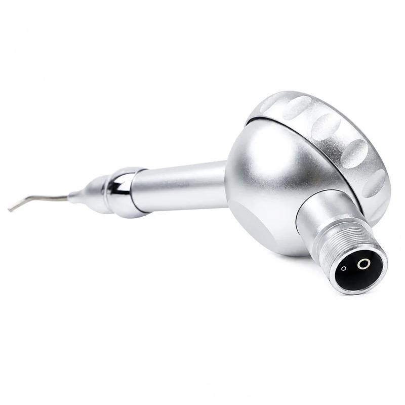 2/4 Hole Dental Air Polishing Handpiece All Metal Air Prophy Unit Fit Teeth Stain Removal for Dental Chair