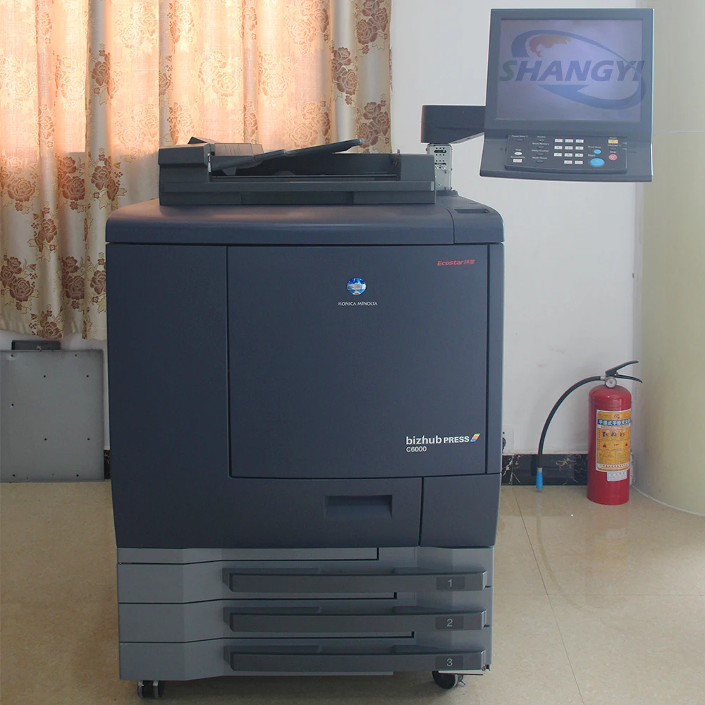 Konica Minolta C6000 C7000 A3+ Used High-Speed Portable Digital Compound Printer Copier Scanner with Superb Quality Color Output