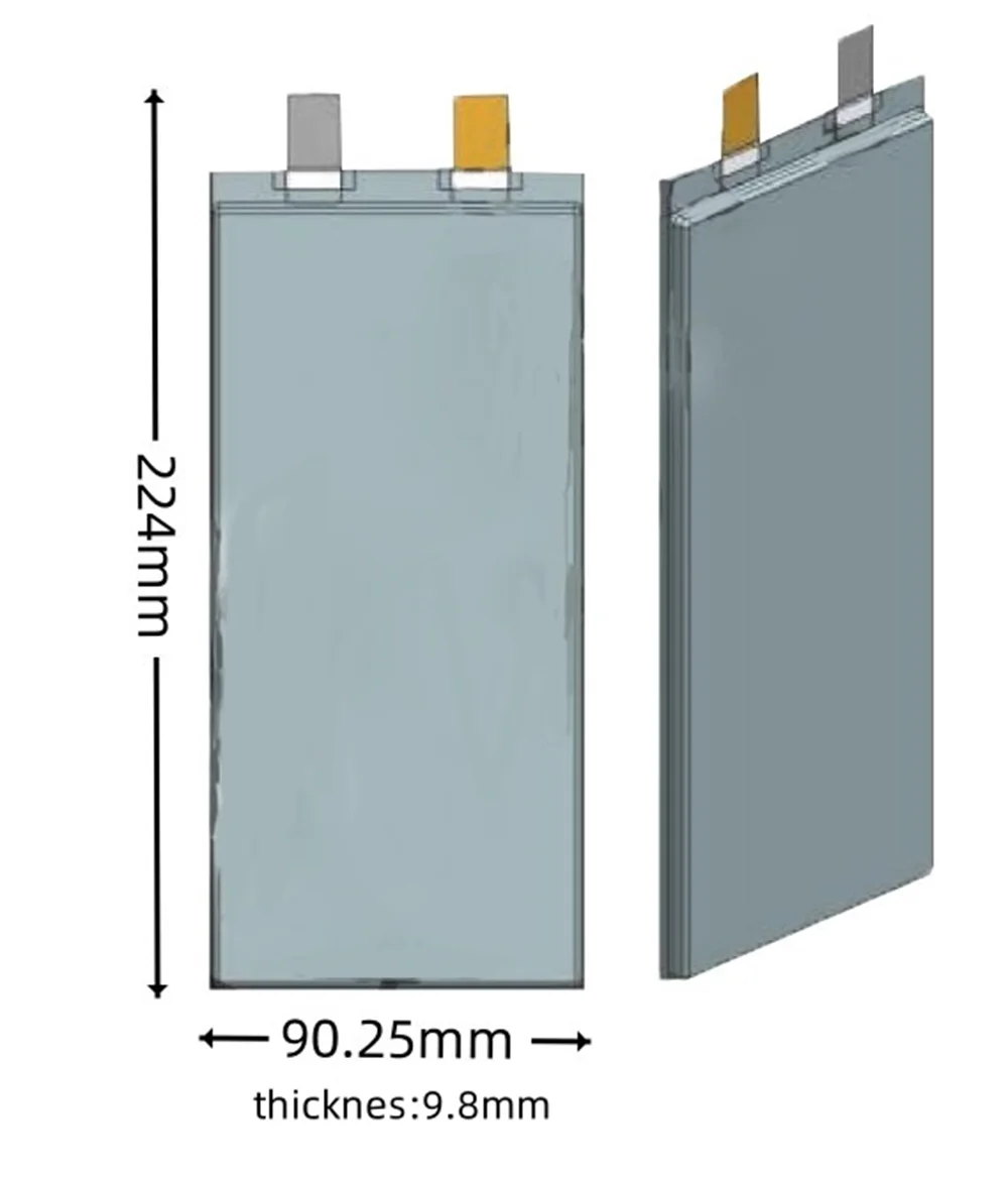 BYD 3.2V 21.7Ah Pouch Cell SF9890M3B High Energy Density High power LiFePO4 Rechargeable Battery for Laptop Tablet