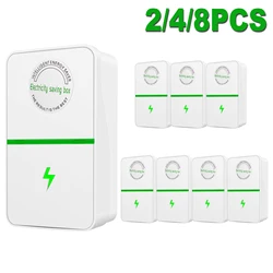 2/4/8PCS Energy Saving Device Save Electricity Household Power Saver Plug in U.S. Plug Electricity Saving Box Use 90V-250V