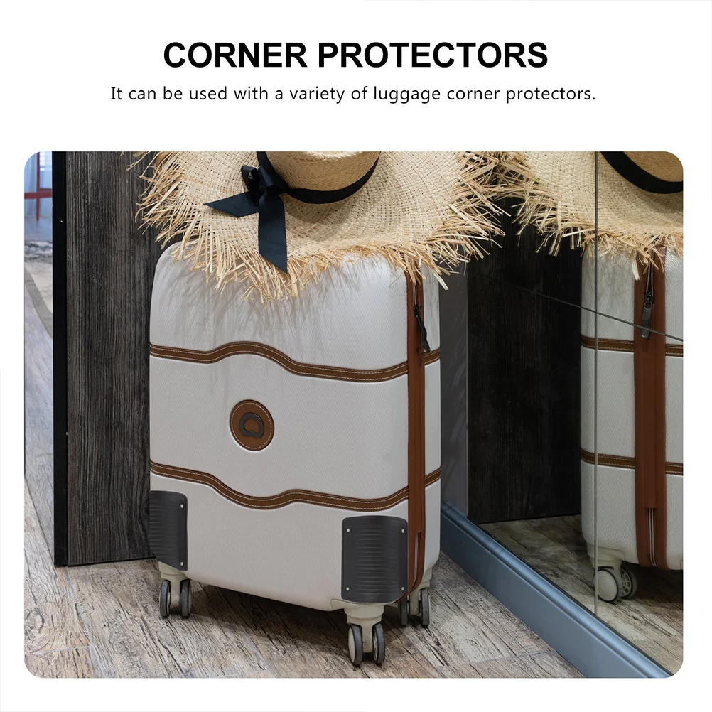 Caja protectora de maleta de viaje, protectores de esquina de plástico, cubierta de borde de equipaje para seguridad