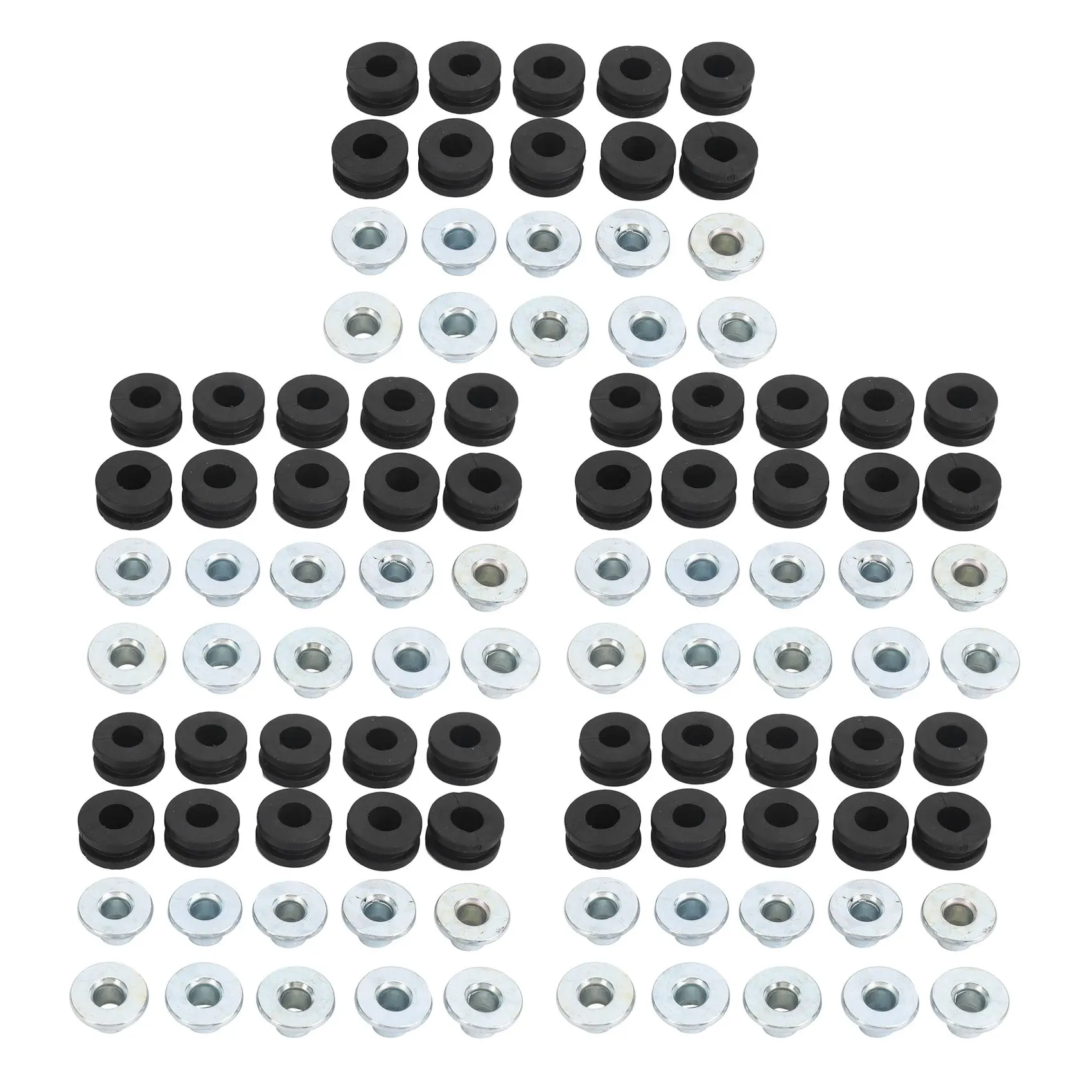 

50Pcs Motorcycle Rubber Grommets For Honda For For Suzuki For Kawasaki Fairings