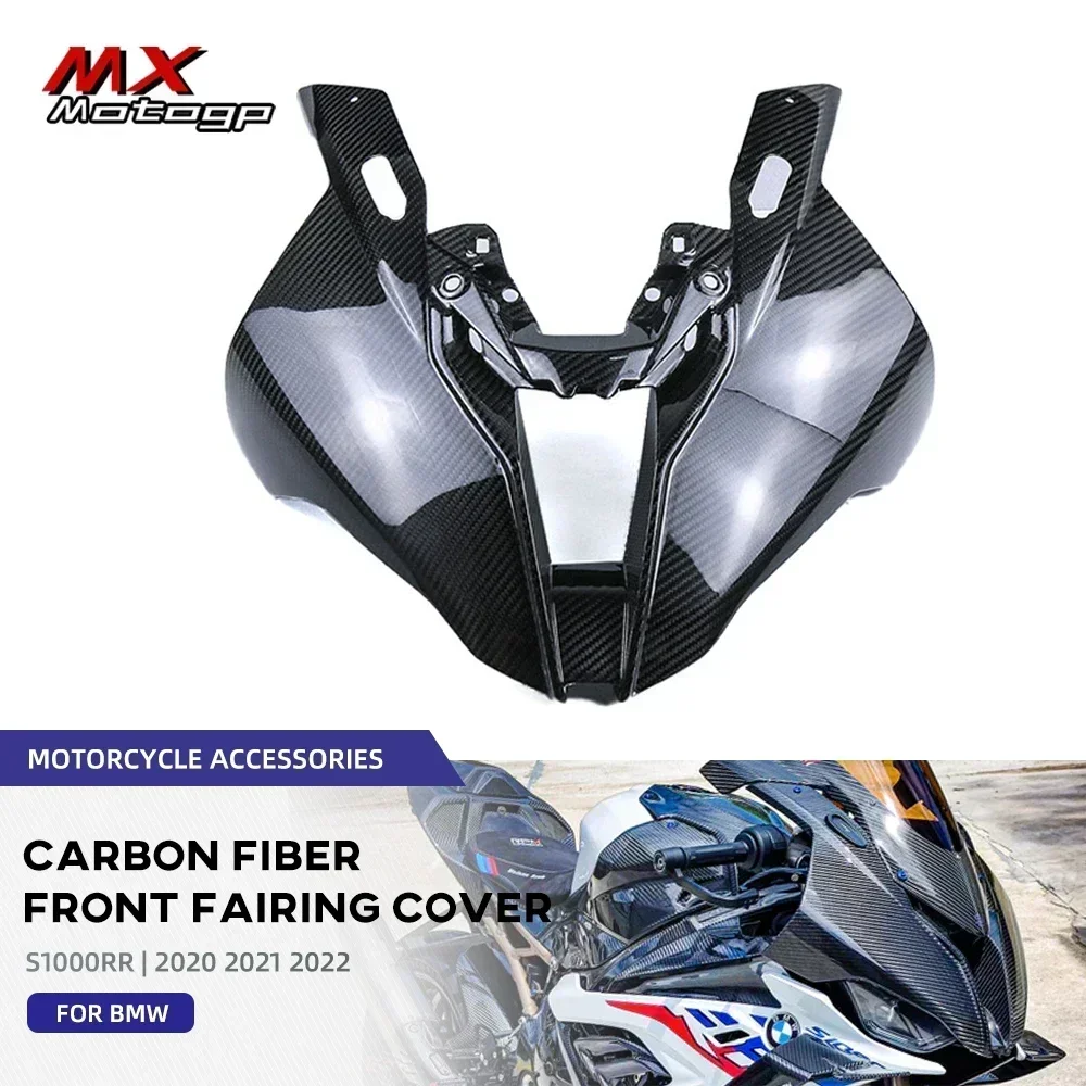 

Motorcycle Accessories Carbon Fiber Full Front Fairing Headlight Cover Protector For BMW S1000RR M1000RR 2019-2024 2023 S1000 RR