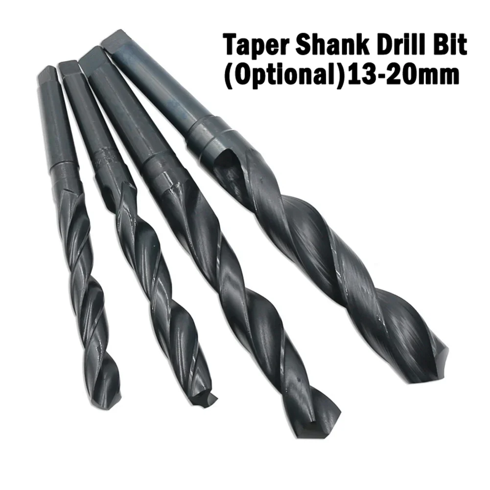 1pc 13-20mm Black Oxide Morse Taper Shank Twist Drill Bits HSS-4241 Metric Size For Wood Plastic Metal Drilling Power Tool