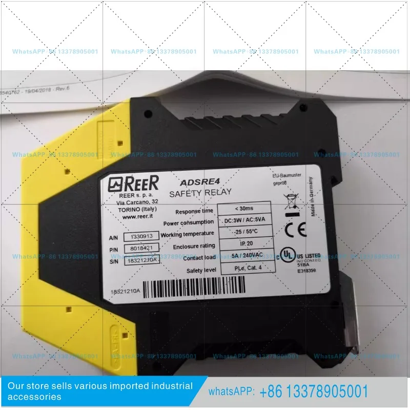 Original REER safety relay AD SRE4