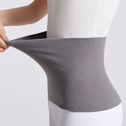 Support de taille thermique unisexe, coton élastique, gril, chauffe-pression du dos de l'abdomen, vêtements intérieurs, Cummerbund d'hiver, support de sac de stomie