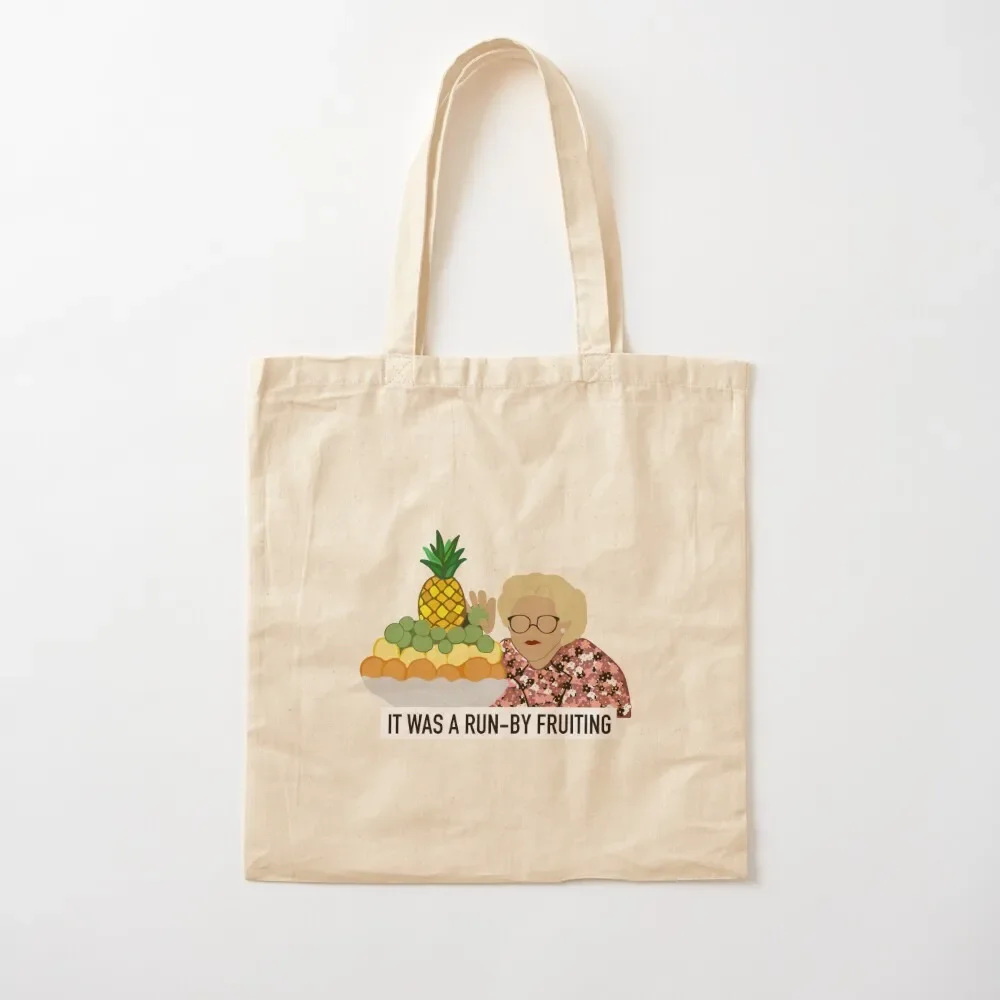 

It Was A Run-By Fruiting - Mrs. Doubtfire Tote Bag Canvas bag custom fabric bag canvas bags