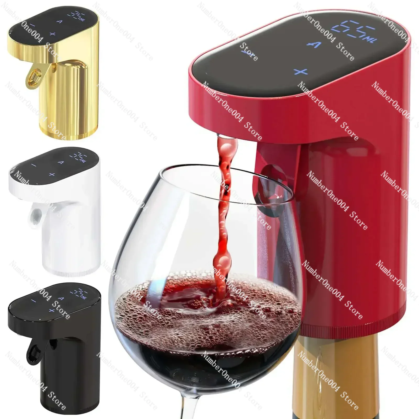 2024 New Portable Mini Automatic Wine Decanter Electric Wine Aerator and Wine Dispenser