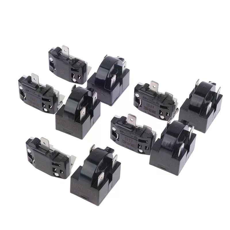 PTC Starter Relay Refrigerator Starter Relay Refrigerator Overload Protector Compatible with Refrigerator Compressor,Freezers