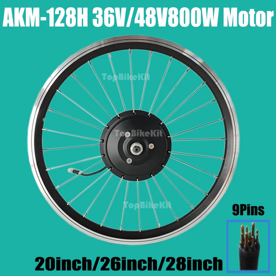 Eike Gear Motor 800W Powerful Cassette AKM Motor 128HCST Cassette 36V 48V 800W Rear Hub Motor High Speed 9pins Motor Plug