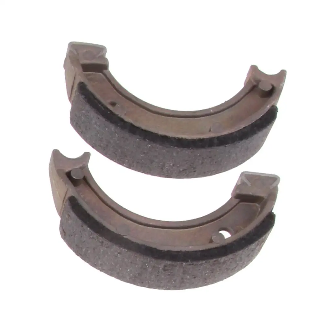 Front Rear Brake Cable Set with Brake Shoes Heat Stable Metal Parts for Yamaha Peewee50 PW50
